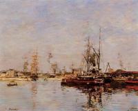 Boudin, Eugene - Entrance to the Port of Le Havre